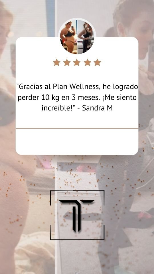 Gracias al Plan Wellness, he logrado perder 10 kg en 3 meses. ¡Me siento increíble! - Lola Rodríguez